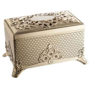 Boîte à bijoux décorative de luxe en métal de la meilleure qualité dans un design moderne et unique disponible au prix de gros - Product Image 3