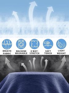 Débardeur musculaire décontracté pour hommes Gilet d'entraînement sans manches durable pour la musculation Définition musculaire Méthode de tissage tricoté - Product Image 6