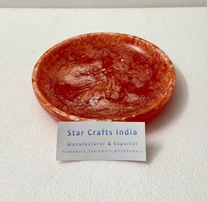 Ensaladera de resina para cocina y mesa, nuevo diseño, cuenco de resina para servir, vajilla hecha a mano para el hogar y el jardín, cuencos personalizados - Product Image 2