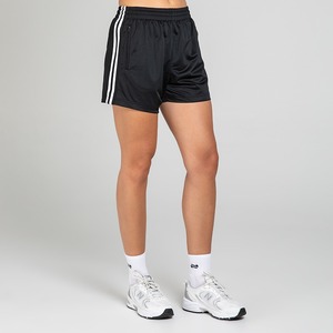 Men's Solid Black 100% Polyester <b>Board</b> Shorts with Mid Waist Drawstring Closure - Product Image 4