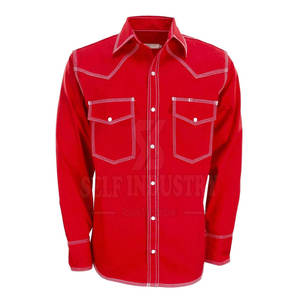 Chemises de soudage FR de dernière conception fabriquées au Pakistan pour hommes respirantes et durables avec fonction imperméable à l'eau à vendre - Product Image 1