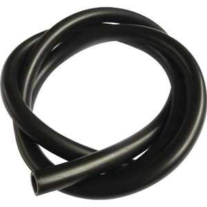 Manguera de PVC de repuesto MESTO D 8 con 2 tuercas de unión, 1.3 m, negra, para lanzador de confeti y pulverizador - Product Image 1