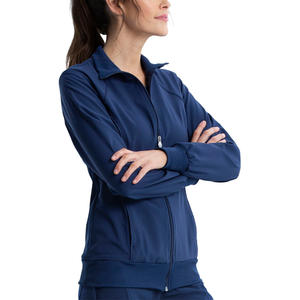 Veste de gommage durable pour femmes avec options de personnalisation veste uniforme confortable pour le travail quotidien, les soins de santé et les soins infirmiers - Product Image 4