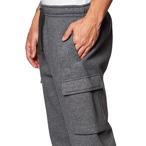 Custom 2026 New Arrival Men's <b>Stacked</b> <b>Jogger</b> Sweatpants Casual Track Pants with Side Pockets - Product Image 2