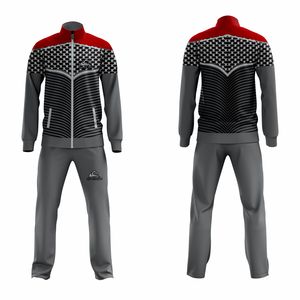 Chándal Atlético unisex con chaqueta y pantalones con cremallera Chándal informal para gimnasio Viajes y ropa de calle - Product Image 6