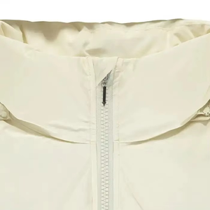 Veste unisexe en polyester et nylon brodée, bicolore blanc, prête pour le sport, veste pour homme, respirante et chaude, confort ultime - Product Image 5