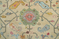 Tapis marocains abstraits en laine écologique de haute qualité, noués à la main, 8x14 9x12, multicolores, antidérapants, pour salon KC14