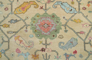 Alfombras Marroquíes de Lana de Alta Calidad, Anudadas a Mano, Abstractas, 8x14 9x12, Multicolores, para Sala de Estar, KC14 - Product Image 5