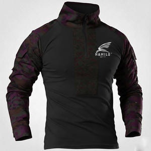 เสื้อคอมเพรสชั่นแขนยาวสั่งทำพิเศษสำหรับผู้ชาย ออกแบบโลโก้ ลายพิมพ์ของคุณเอง บริการ OEM - Product Image 3