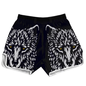 Short de combat MMA UFC vert USA de haute qualité OEM Short de combat pour hommes pour entraînement de judo Long Fit Night Arts Martiaux Wear UFC Fight - Product Image 1