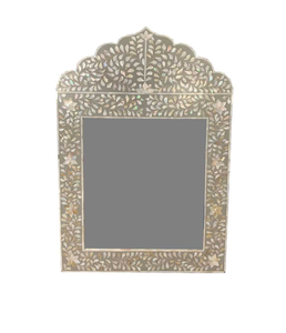 Miroir décoratif en résine de style moderne avec incrustation de résine pour chambre à coucher couloirs salon salle de bain avec cadre en résine - Product Image 4