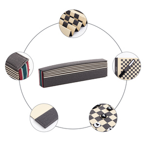 Nhà Máy mới thiết kế bảng trò chơi handmade tùy chỉnh du lịch di động gấp cuộn lên PU da sang trọng backgammon Bộ cờ vua - Product Image 6