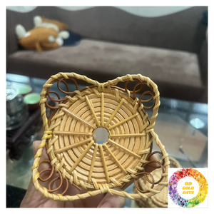 Unique Rustic Rattan <b>Placemat</b> Natural Charger Plates Handmade Dining Table Decor Elegant Wall Hanging Decoration - Product Image 6