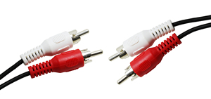 Connessione audio 2x RCA maschio a 2x RCA maschio (DH 37.010/2/BP) - Product Image 1