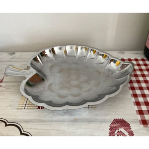 Meilleure vente plat de service à feuilles argent poli plat de service à feuilles Design antique forme et taille personnalisées plat à feuilles en aluminium massif - Product Image 6