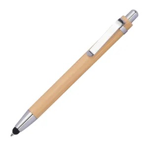 GIOVANNA Penna a Sfera Personalizzata in Bambù, Gadget Promozionale - Product Image 1