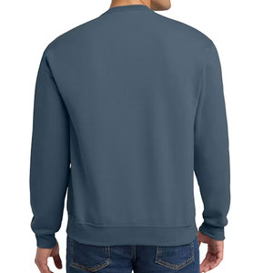 เสื้อสเวตเชิ้ตผ้าฝ้ายแท้ 100% สำหรับผู้ชาย ผลิตจากโรงงานโดยตรง รับผลิตแบบ OEM พร้อมบริการติดแบรนด์ คอกลม ผ้าเทอร์รี่หนานุ่ม - Product Image 2