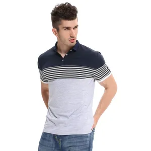 Odm 250 Gsm camiseta de peso pesado diseño personalizado en blanco 100% algodón cuello redondo Polo camiseta para hombre - Product Image 4