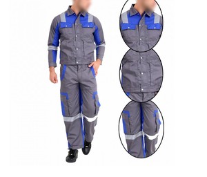 Ropa de trabajo de granja, Mono para hombre, ropa de trabajo de seguridad duradera, uniforme de trabajo protector impermeable a prueba de polvo - Product Image 2