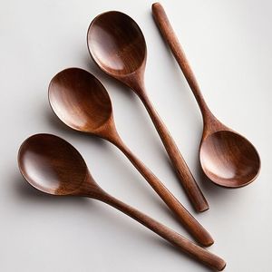 Cuillère en bois écologique pour la vie durable Moderne Parenting Élégant Moderne Soupe Thé Vaisselle cuillère en bois - Product Image 1