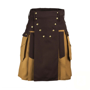 Kilt traditionnel écossais pour homme de qualité supérieure, tartan, logo personnalisé, étiquettes personnalisées, accessoires d'instruments de musique - Product Image 1