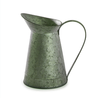 Design antique en métal galvanisé café jus de fruits lait pichet eau vin Bar maison bureau décoratif salon jardin