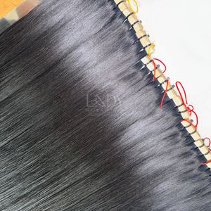 ช่อผมมนุษย์แบบติดกระดูกสีธรรมชาติแบบ100% เวียดนามพร้อมเทป2025 - Product Image 3