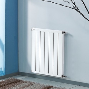 Radiateur mural de luxe en aluminium blanc argenté BRUNETTA PERLA, chauffage central au gaz, garantie de 2 ans, pièces de rechange gratuites - Product Image 1