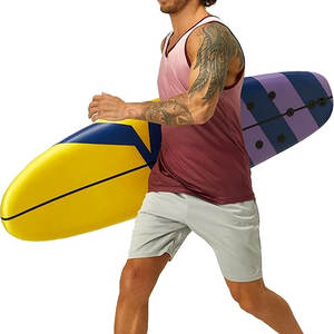 เสื้อกล้ามถักแบบลำลองสำหรับผู้ชายฤดูร้อนฟิตเนสยิมพิมพ์ลายสีย้อมแห้งเร็วตามสั่ง - Product Image 5