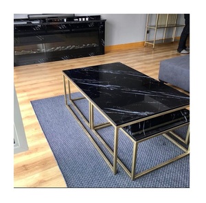 Ensemble de 3 tables de salon design moderne de forme ronde, qualité exclusive pour table basse et thé centrale au prix le plus bas - Product Image 2