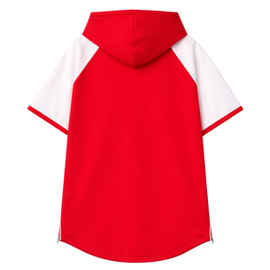 Sweat à capuche à manches courtes Kappa Alpha Psi Tech, lettres grecques rouges, pull de fraternité athlétique - Product Image 4