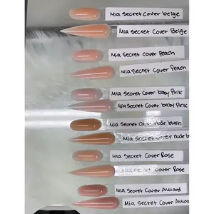 Polvere Acrilica MIA SECRET 2 oz con Logo Personalizzato, Rosa Baby con Glitter per Decorazione Unghie - Product Image 1