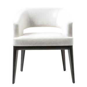 Timeless Modern Luxury Dining <b>Chair</b> Dark Cocoa Finish <b>Upholstered</b> Contemporary Design Wood Frame Home Apartment Hotel Restaurant - Product Image 2