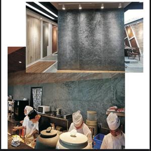 Suministro de fábrica, hoja de chapa de piedra de cultivo Flexible, azulejo translúcido de pizarra Natural para exteriores y paredes interiores de la casa - Product Image 4