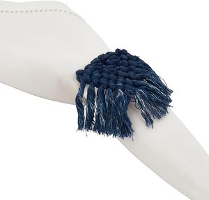 Porte-serviettes en rotin tissé de luxe à la recherche d'un anneau de serviette pour le réglage de la Table décor à la maison fournitures de fête de mariage - Product Image 2