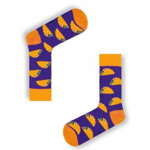 Lot de 6 paires de chaussettes quotidiennes à thème Fast Food et Bière, respirantes en Spandex avec impression numérique, taille unique, prix abordable - Product Image 3