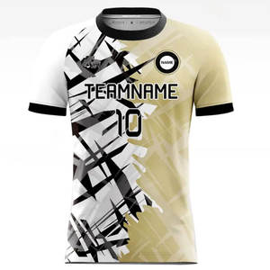 เครื่องแบบฟุตบอลสำหรับผู้ใหญ่รุ่นใหม่พิมพ์ลายพิมพ์ดิจิตอลผ้าโพลีเอสเตอร์สีเขียวโลโก้ตามสั่ง - Product Image 5