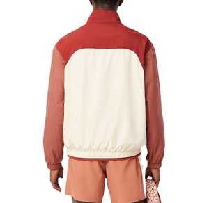 Chaqueta cortavientos de diseño moderno, tipo anorak de nailon con bloques de color y cremallera frontal para hombre. - Product Image 2