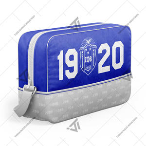 Custom Zeta Phi Beta 1920 Sorority Printed Faux Leather <b>Make</b> <b>up</b> <b>Bag</b> Cosmetic <b>Bag</b> Sling Pouch Greek Paraphernalia - Product Image 1