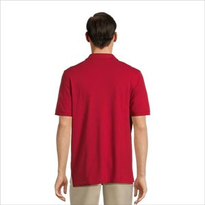 Polos blancos personalizados para hombre, manga corta, cuello liso, algodón y tela PK, opción de diseño personalizable - Product Image 3