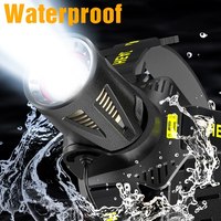 Lampe frontale LED laser blanche XHP360 2000LM rechargeable 18650, zoomable, étanche IPX5, pour la chasse en extérieur (vente en gros)