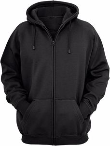 Sweat à capuche zippé 100% coton de haute qualité pour hommes en différentes couleurs Vêtements d'hiver de vente chaude du fabricant OEM - Product Image 4