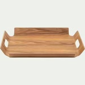 Plateau de service en bois de grande qualité dernier design plateau fait main forme et taille personnalisées plateau de service à thé et à café - Product Image 2
