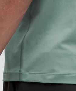 เสื้อยืดคอกลมผ้าฝ้าย100% สำหรับผู้ชายเสื้อยืดฟิตเนสแบบเรียบน้ำหนักเบาออกแบบได้ตามที่ต้องการ - Product Image 2