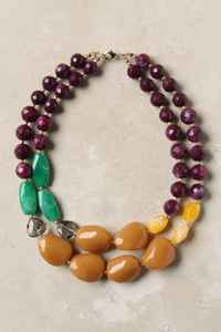 Collar de cuentas de resina para mujer con cadena Accesorio elegante inspirado en perlas de Crescent Crafts - Product Image 2