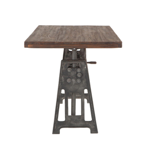 2024 rắn gỗ bàn ăn với gang rắn bàn và kim loại hàng thủ công chân Bàn Ngoài Trời phòng ăn Bộ phòng khách - Product Image 3