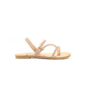 Sandalia de tacón formal de melocotón para niñas KD7600 - Product Image 2