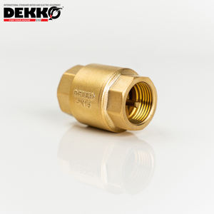 Vanne à bille à sens unique DEKKO OEM 1/2 4 pouces, filetage forgé, NRV, à bascule, standard, hydraulique, en laiton, pour l'eau, 50 ans - Product Image 5