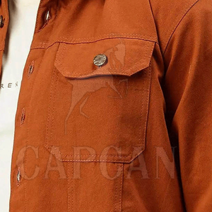 Vestes en jean personnalisables 100% coton pour hommes High Street Style Ripped Washed Street Wear - Product Image 6