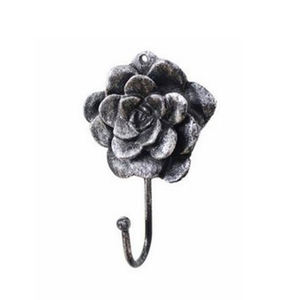 Gancho de pared de metal con diseño floral, acabado amarillo para sala de estar, baño y cocina, decoración, ganchos montados en la pared - Product Image 2